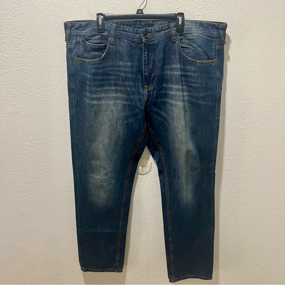 Sean John Bedford Dark Blue Classic Straight Jeans